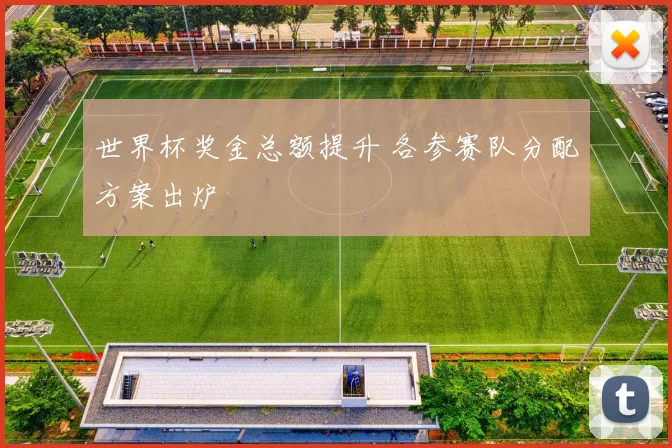 世界杯奖金总额提升 各参赛队分配方案出炉